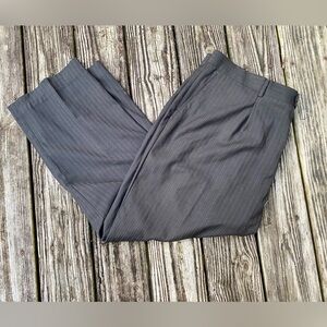 Grey 50/44 Portofilo Men’s Pinstripe Dress Pants